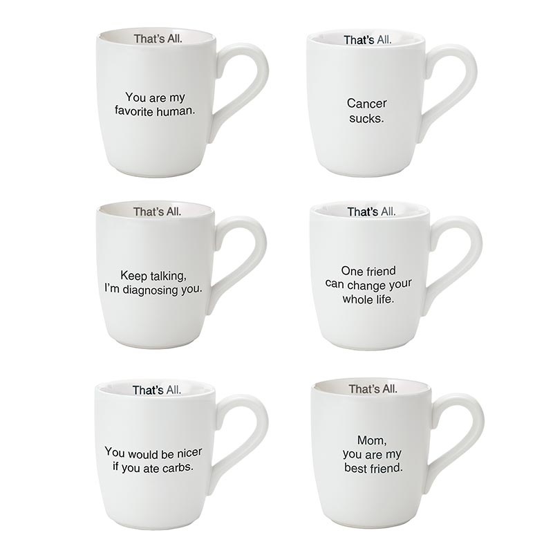 Pack Smart - Ta Top 6 Best Selling Breast Cancer Mugs Pack