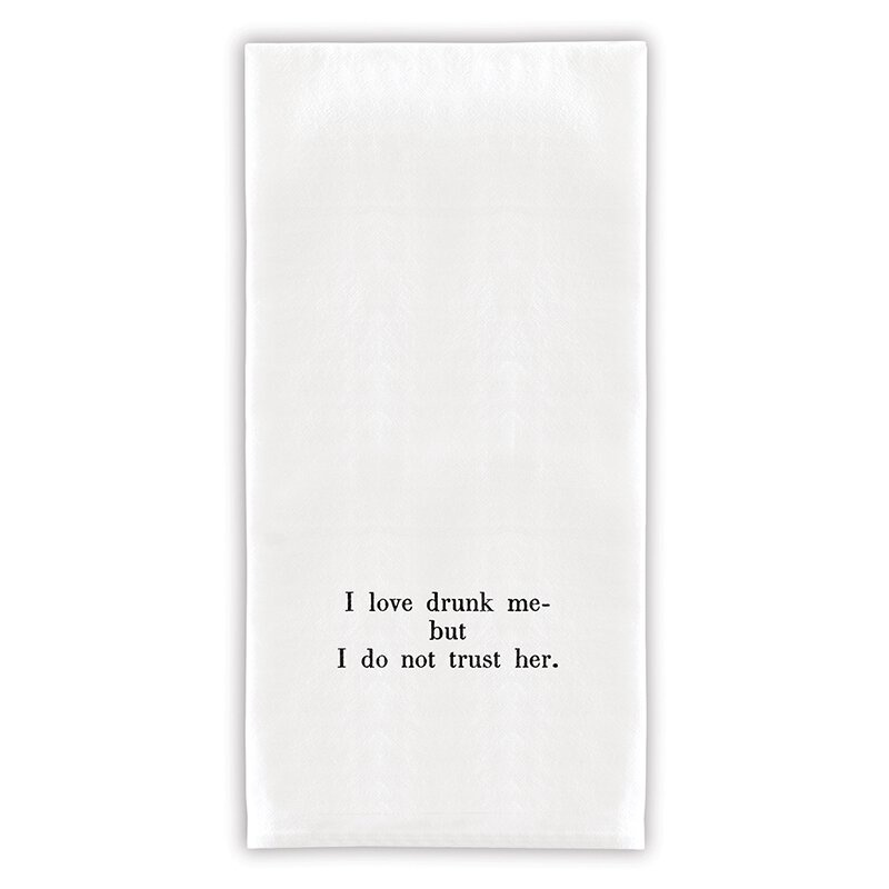 Face To Face Thirsty Boy Towels - I Love Drunk Me