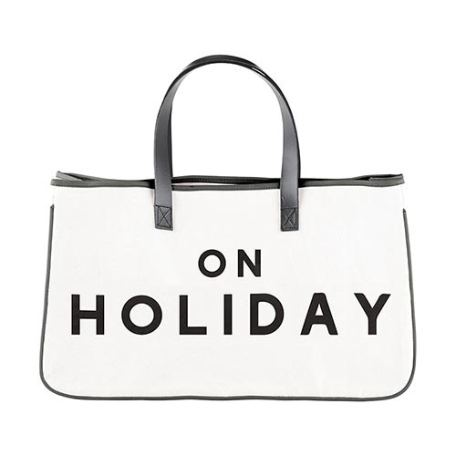 Face To Face Canvas Tote - On Holiday