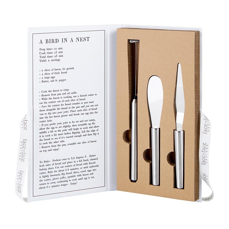 Face To Face Sunny-Side Up Breakfast Tools Book Box