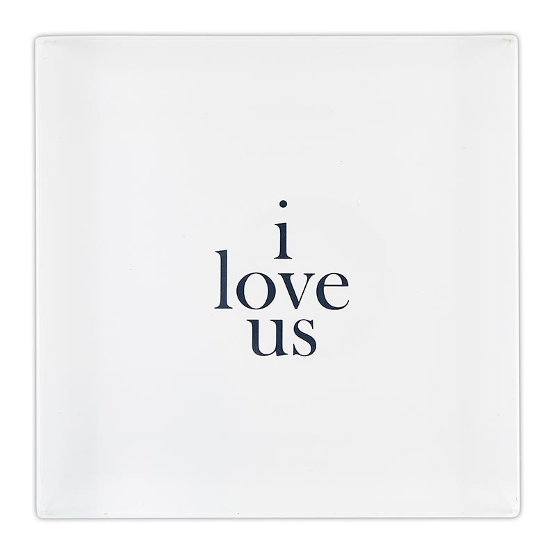 Face To Face Lucite Block - I Love Us