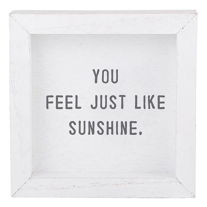Face To Face Petite Word Board - You Feel Like Sunshine