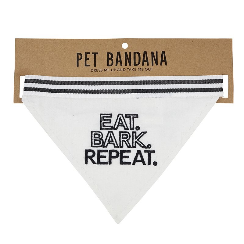Pet Bandana - Eat Bark Repeat