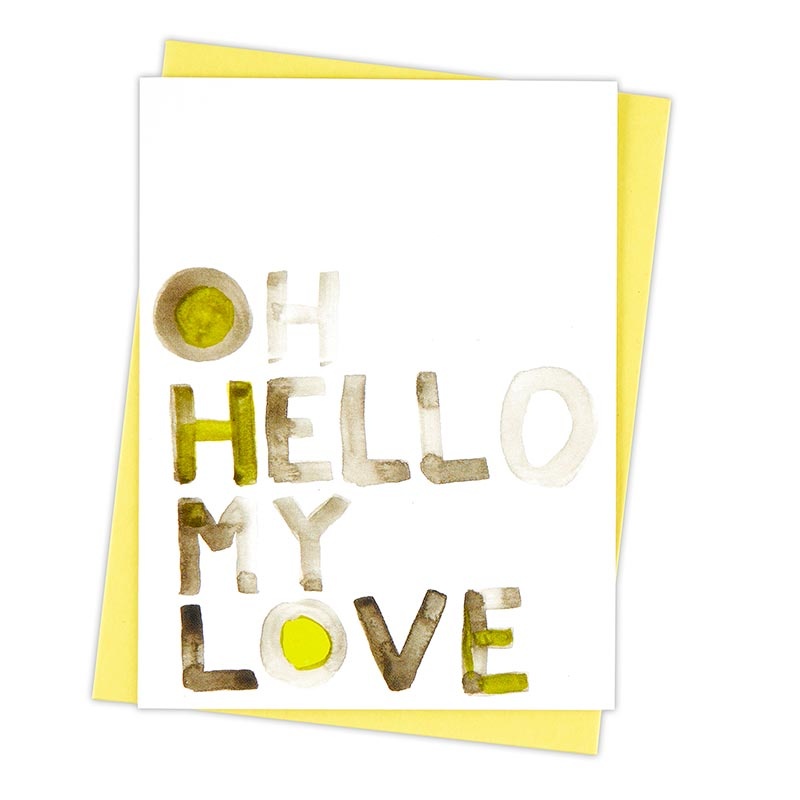 Pieces Of Me Greeting Card - Oh Hello Love