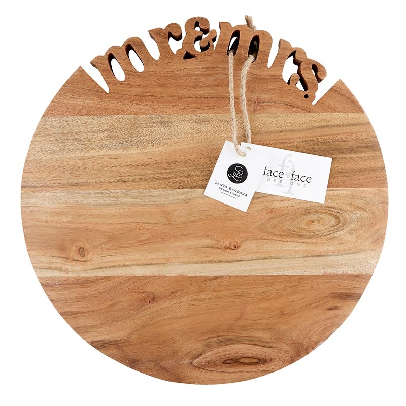 Face To Face Cutting Board - Mr & Mrs