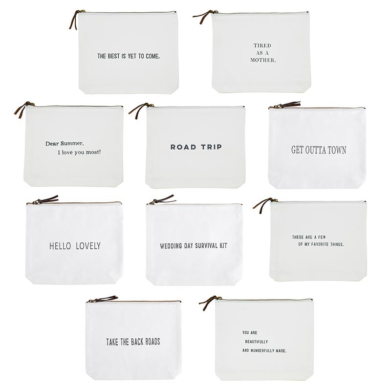 Pack Smart - Face To Face Canvas Zip Pouch Collection