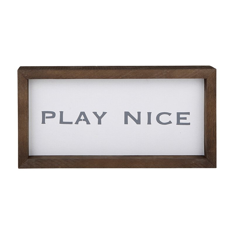 Face To Face Small Word Board- Play Nice