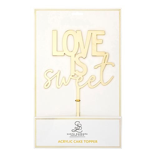 Acrylic Cake Topper - Love Is Sweet