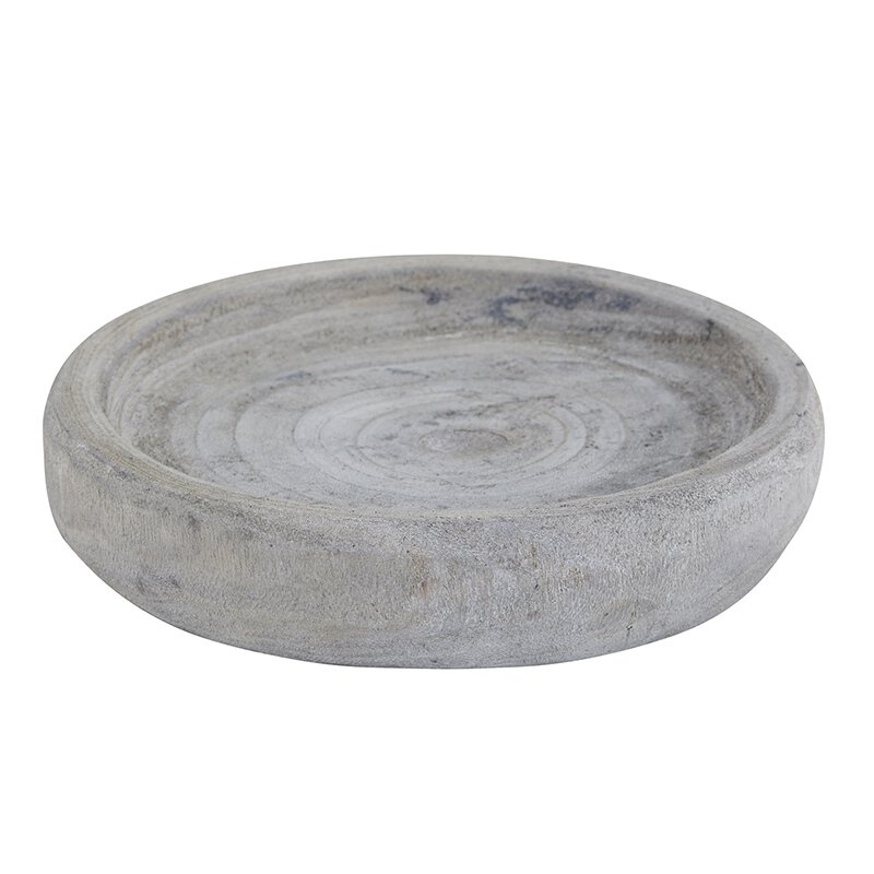 Paulownia Bowl - Small - Grey