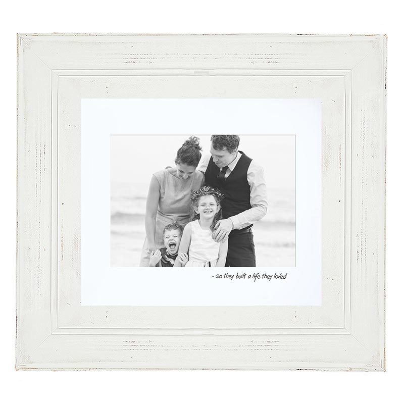 Face To Face Photo Frame - They Built A Life