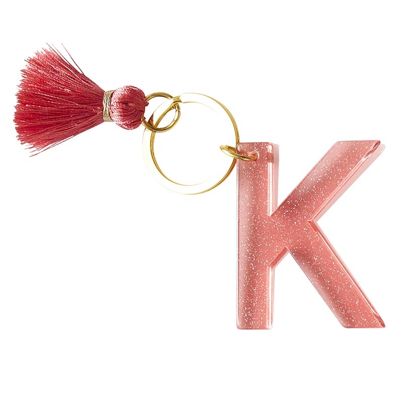 Acrylic Letter Keychain - k