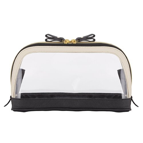 Bow Travel Pouch - Black/Ivory