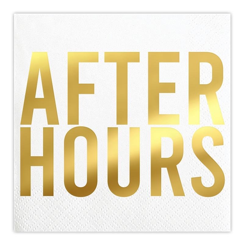 Cocktail Napkins - After Hours - 20 Ct