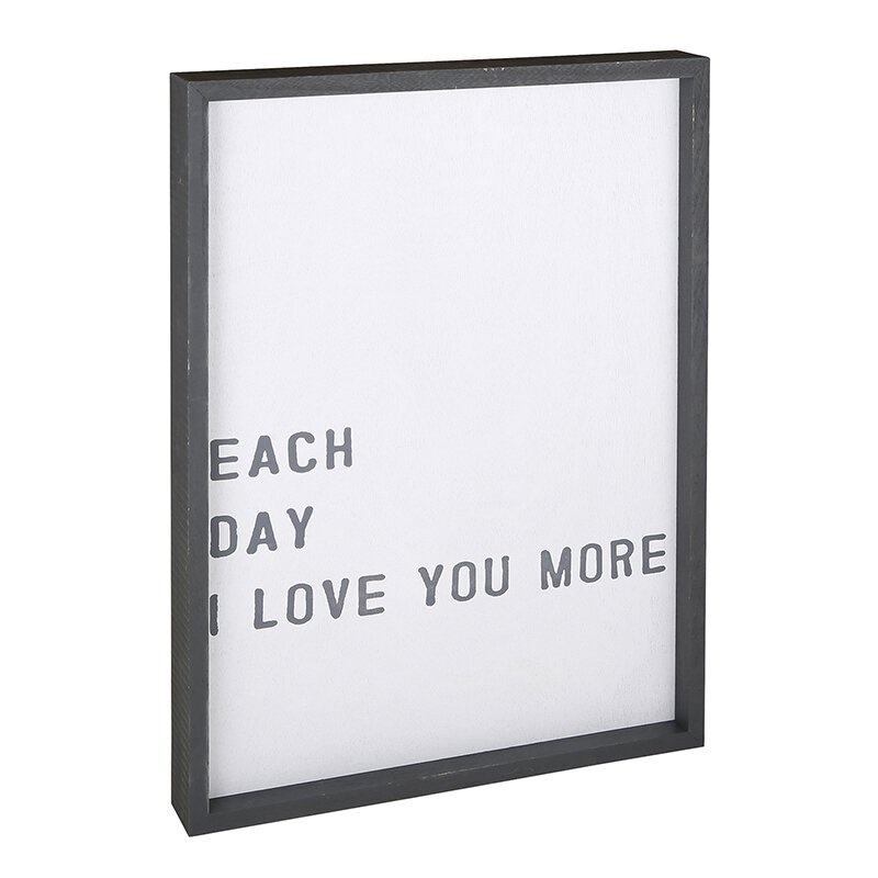Face To Face Cadet Word Board - Each Day I Love You More