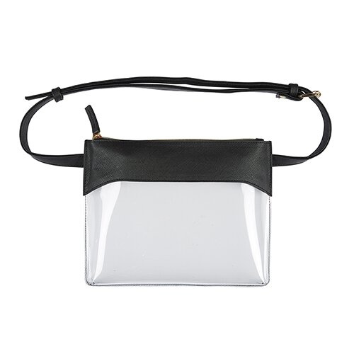 Belt Bag - Black & Clear