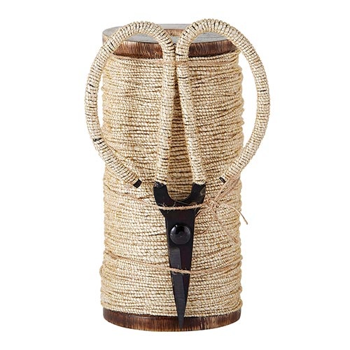 Natural Jute/Gold Twine With Scissors