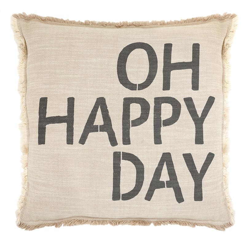 Face To Face Euro Pillow - Oh Happy Day
