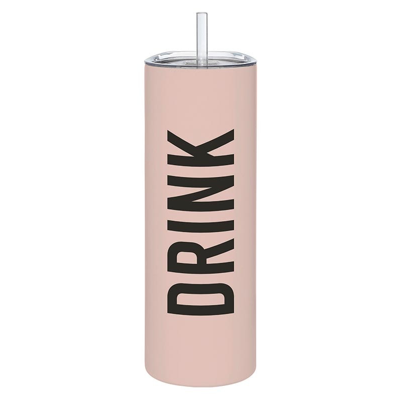 Skinny Tumbler With Straw - Drink