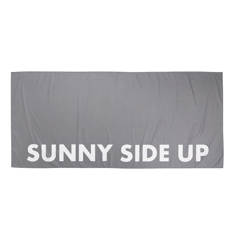 Face To Face Beach Towel - Quick Dry Oversized Beach Towel - Sunny Side Up
