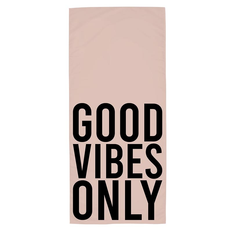 Quick Dry Oversized Beach Towel - Good Vibes Only