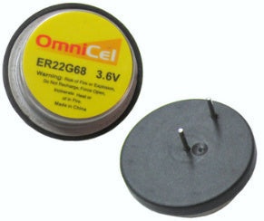 Omnicel 3.6 Volt 0.4Ah "Bel" Lithium Battery