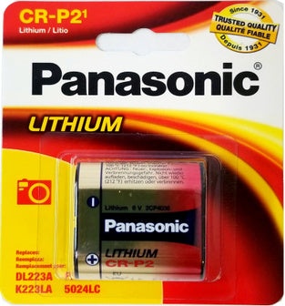 Panasonic Crp2 (223A) Lithium 6 Volt Photo Power Battery Carded, Exp. 9 2031