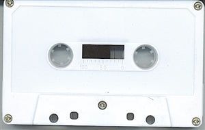 Blank Audiocassette Tape - White