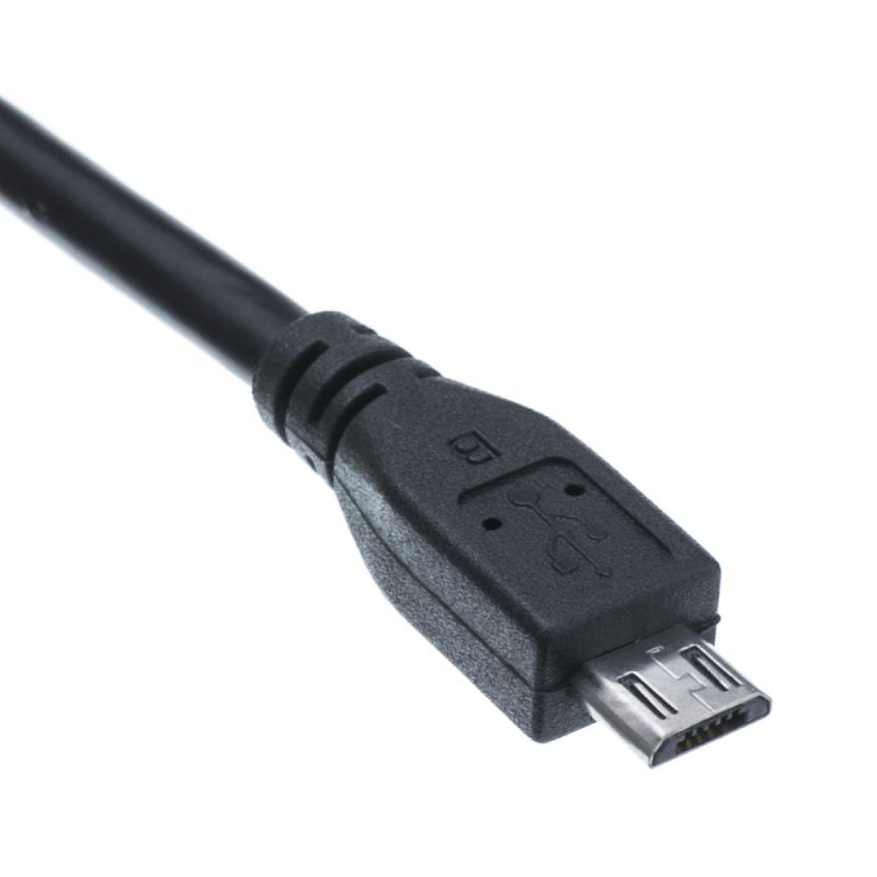 6-Inch Black, Usb Type A To Micro B Cable, Usb 2.0 Hi-Speed
