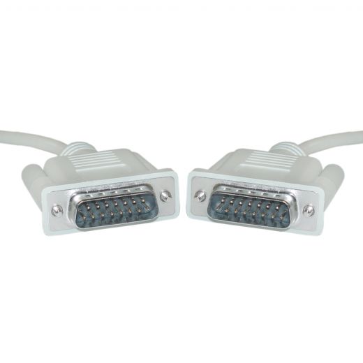 Apple Mac Legacy Monitor Cables - Db15 Male, 10Ft