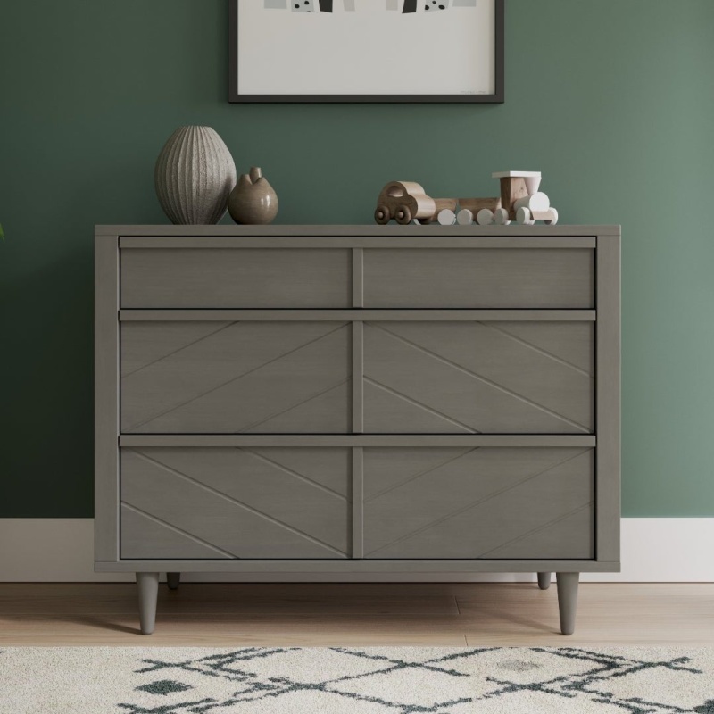 Surrey Hill 3 Drawer Dresser, Lunar Gray