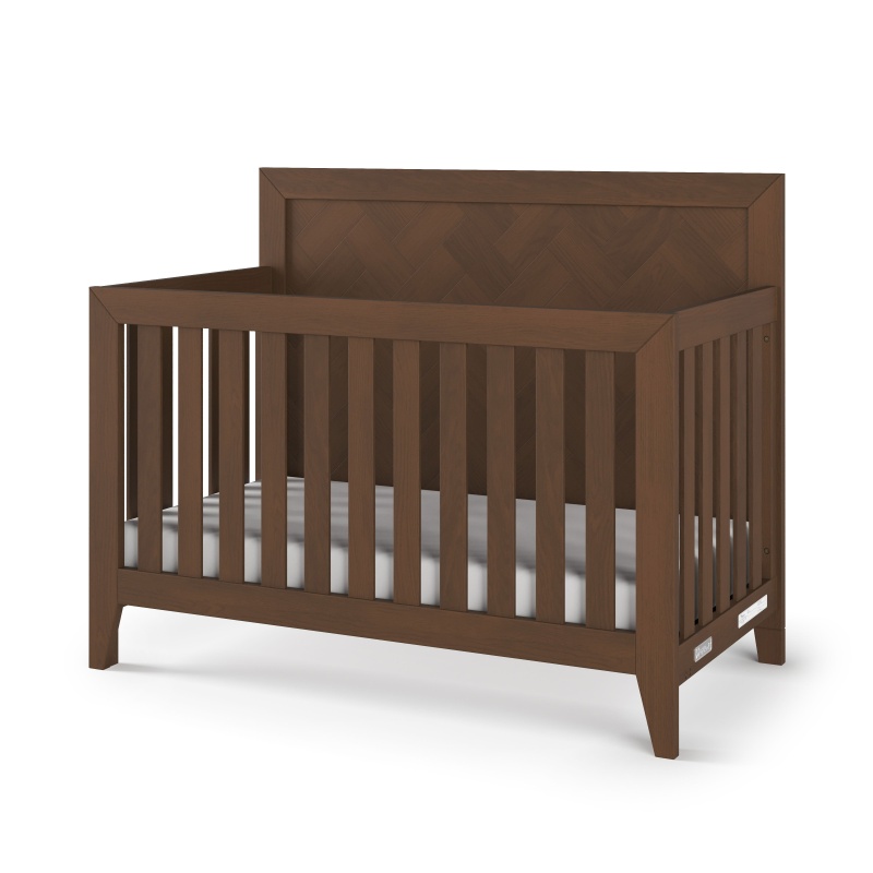 Kieran 4-In-1 Convertible Crib, Toasted Chestnut