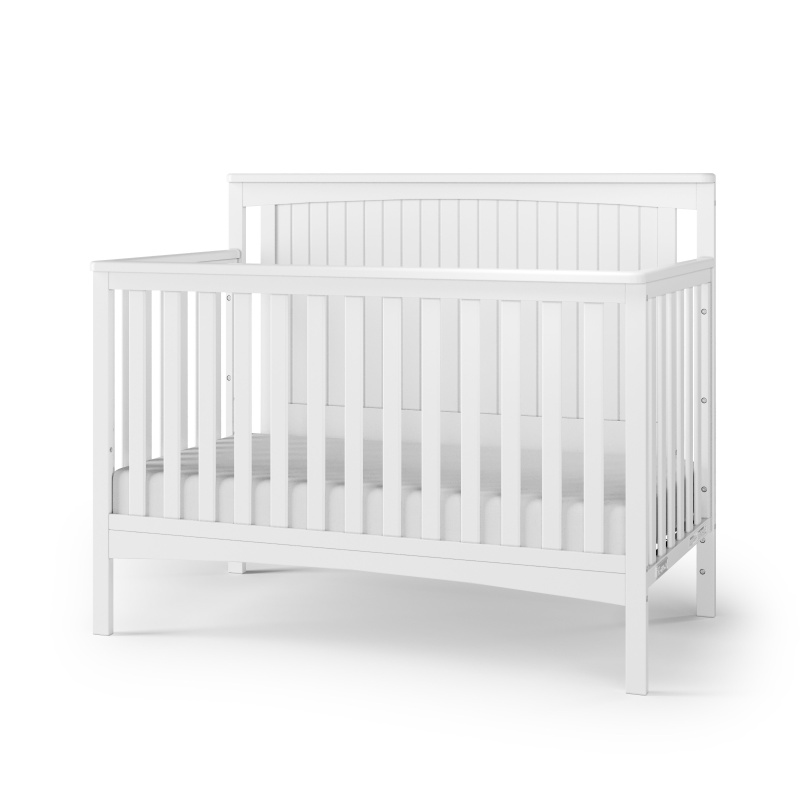 Scout 4-In-1 Convertible Crib, Matte White