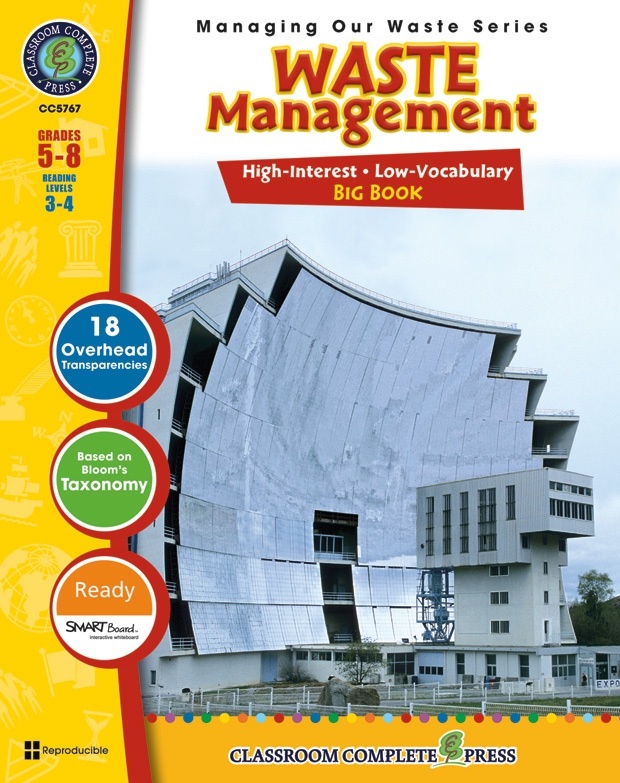 Classroom Complete Regular Education Book: Waste Management - Big Book, Grades - 5, 6, 7, 8