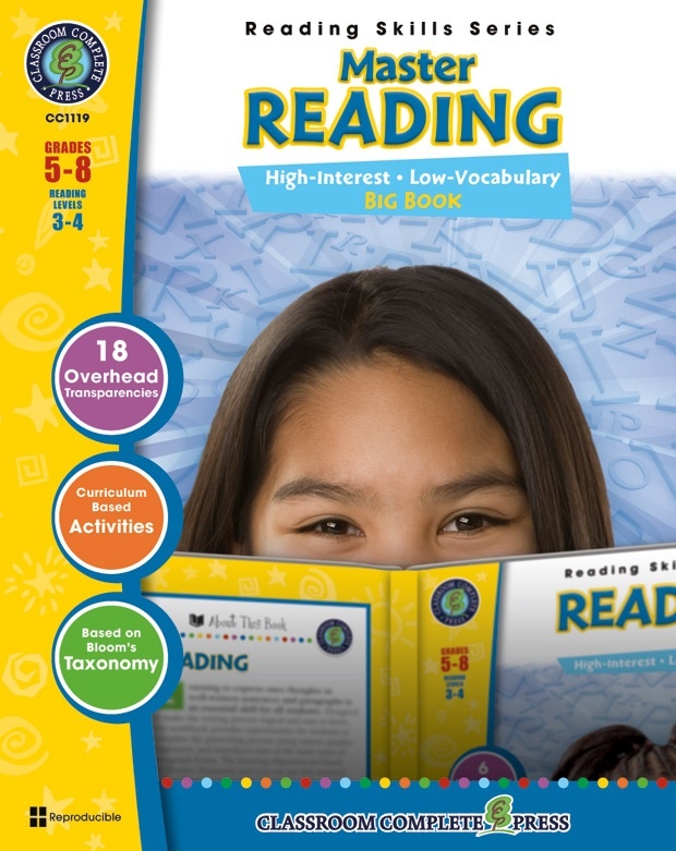 Classroom Complete Regular Education Book: Master Reading - Big Book, Grades - 5, 6, 7, 8