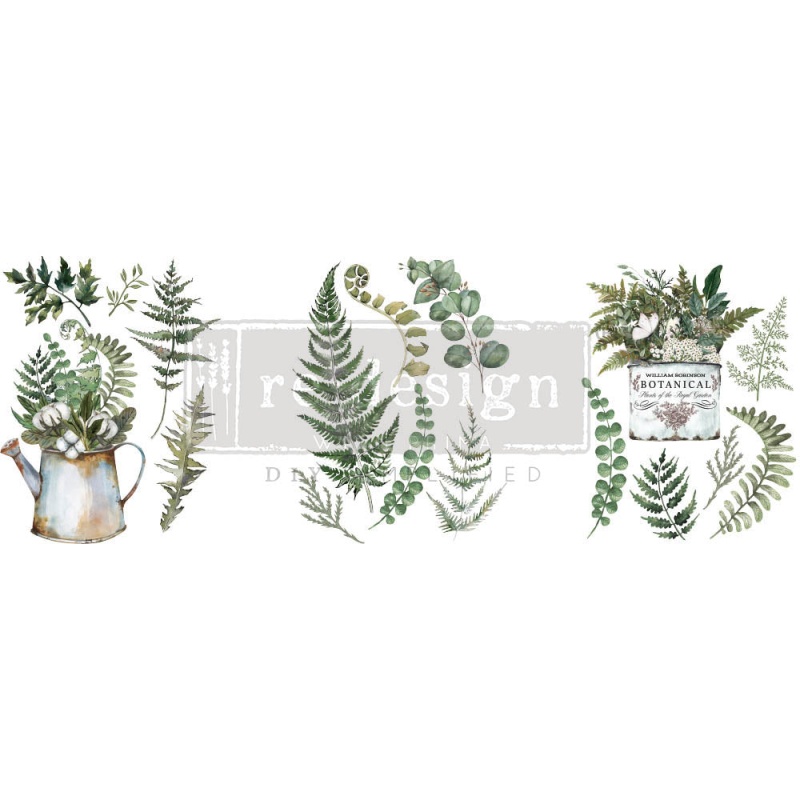 Botanical Snippets - Rub-On Decor Middy-Transfer By Redesign With Prima! New Release!