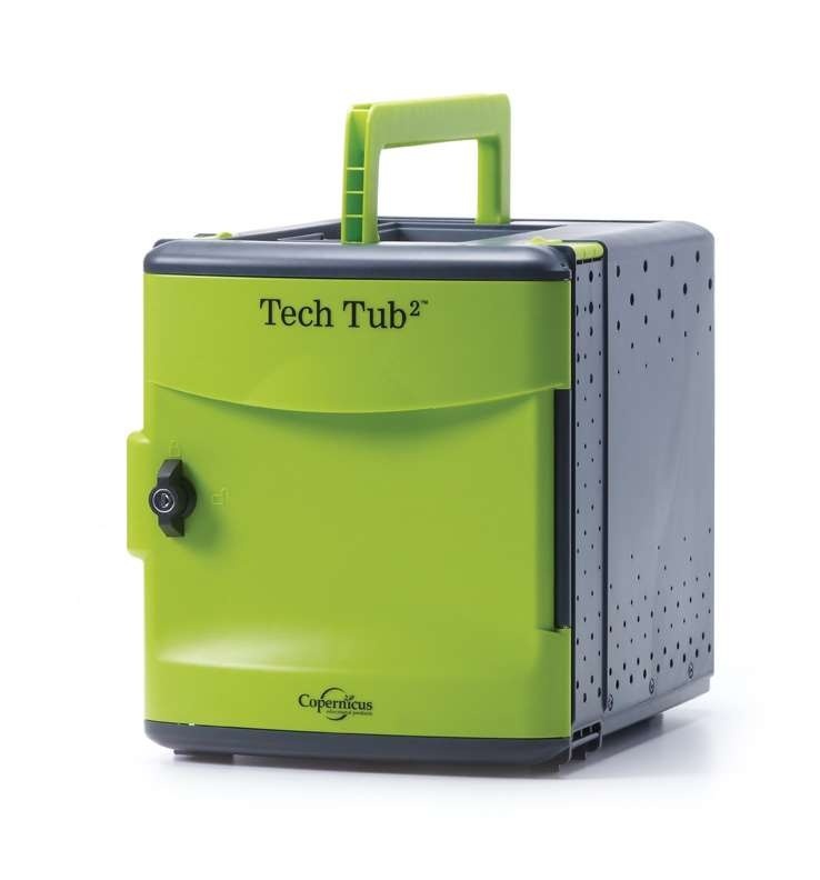 Tech Tub2® Modular Cart With Sync And Charge USB Hub - Holds 24 IPads