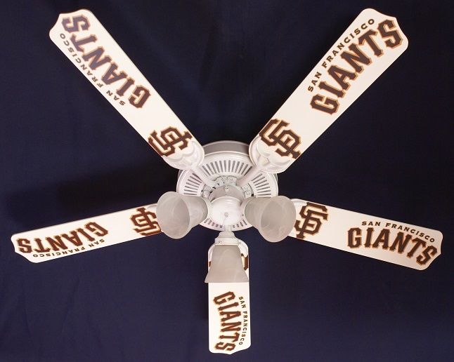 New Mlb San Francisco Giants Baseball Ceiling Fan 52"