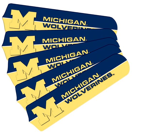 New Ncaa Michigan Wolverines 42" Ceiling Fan