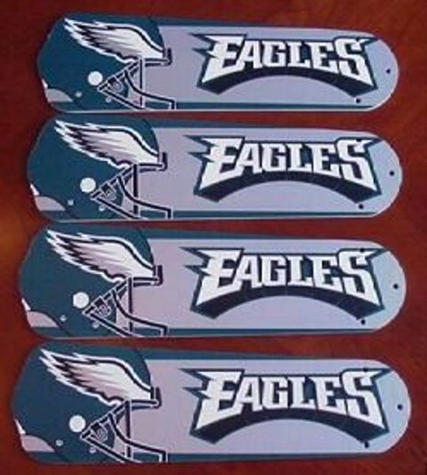 New Nfl Philadelphia Eagles 42" Ceiling Fan Blades Only