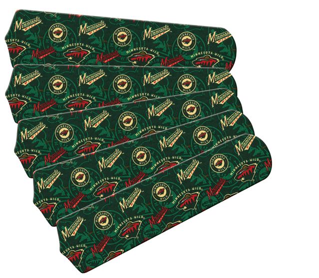 New Nhl Minnesota Wild 52" Ceiling Fan Blades Only