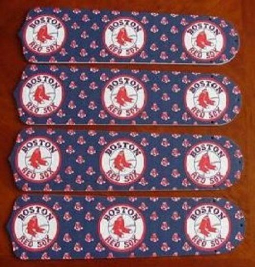New Mlb Boston Red Sox 42" Ceiling Fan Blades Only