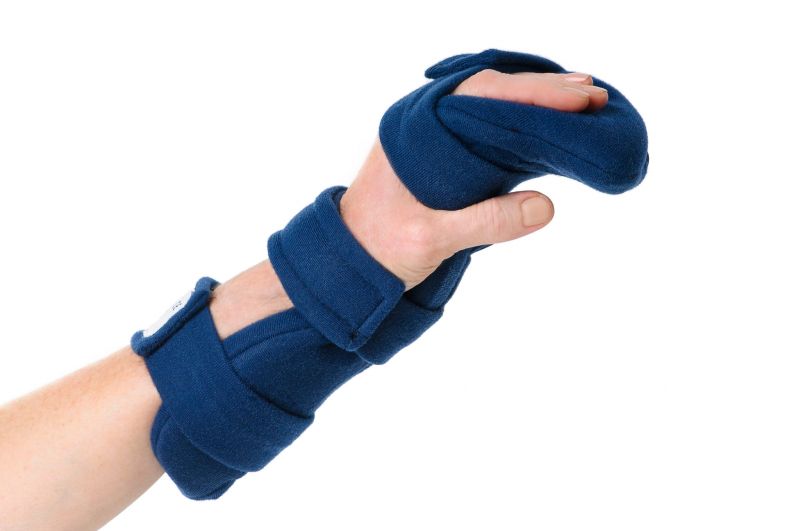 Comfy Splints Hand Wrist: Pediatric Large (Kids' Size), Emerald Green, Terry Cloth