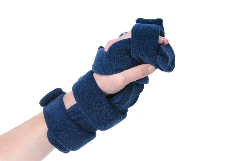 Comfy Splints Hand Wrist: Pediatric Large (Kids' Size), Emerald Green, Terry Cloth