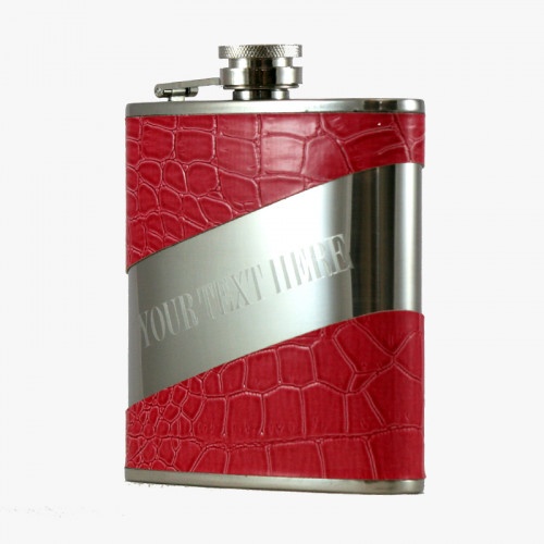 Pink Flask With Personalization Area