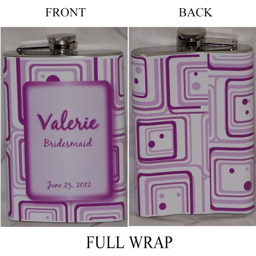 Custom Graphic Wrapped Flasks