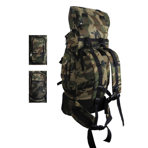 Large Camo Hiking And Mountaineering Backpack