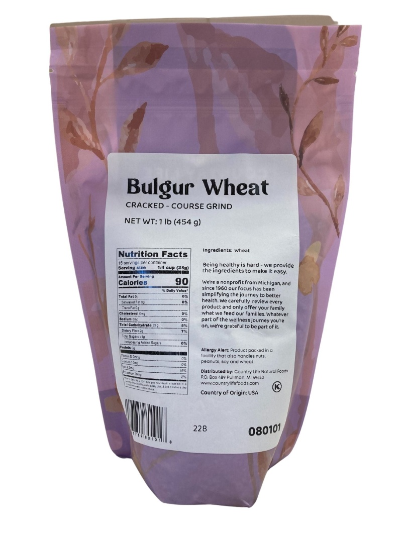 Bulgar Wheat, Cracked (Course Grind)