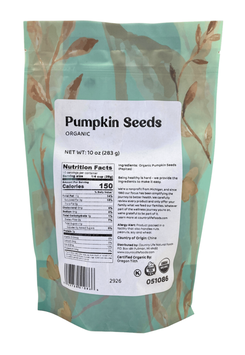 Pepitas (Pumpkin Seeds), Organic