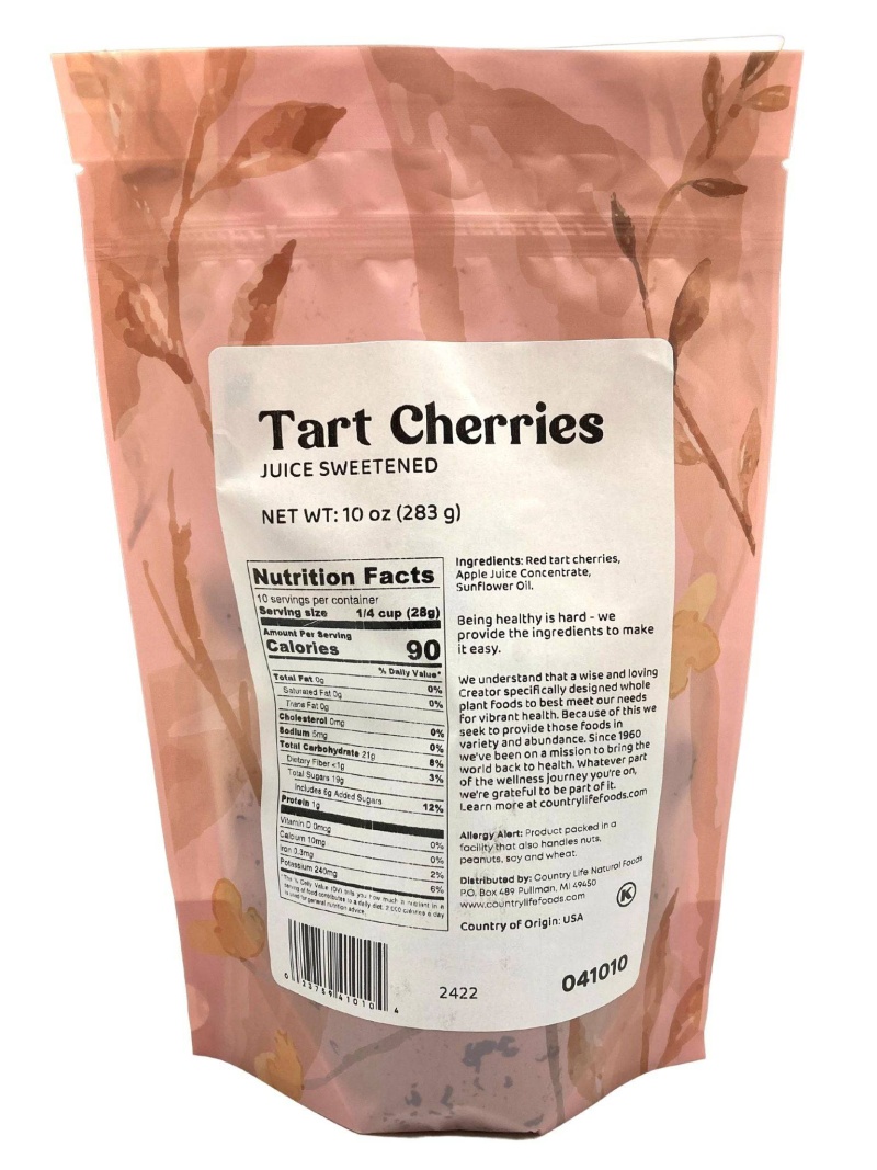 Cherries, Tart - Juice Sweetened - 10 Oz