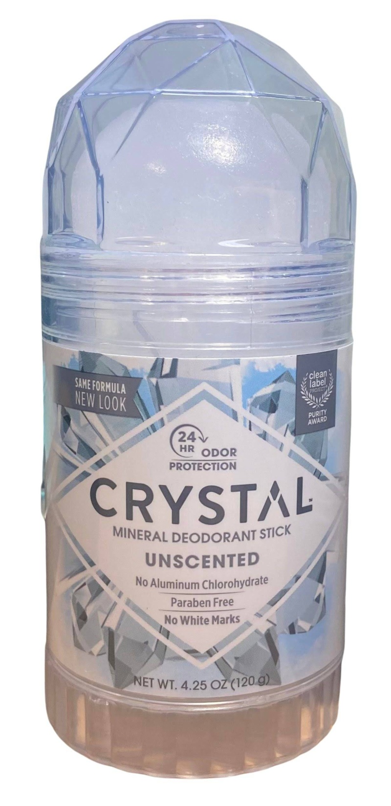 Crystal Deodorant, Stick, Unscented - 4.25 Oz